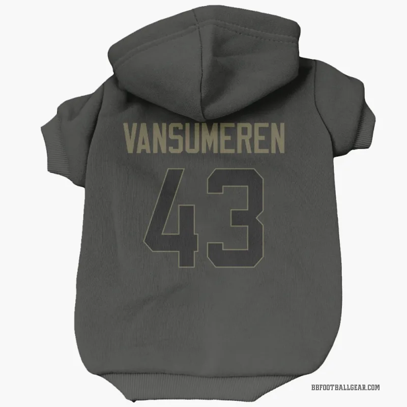 Ben VanSumeren  Black Buffalo Bills  Service Cat & Dog Pet Hoodie