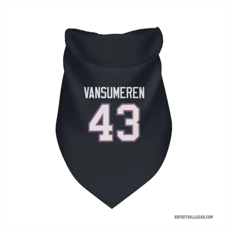 Ben VanSumeren  Navy Buffalo Bills  Cat & Dog Pet Bandana
