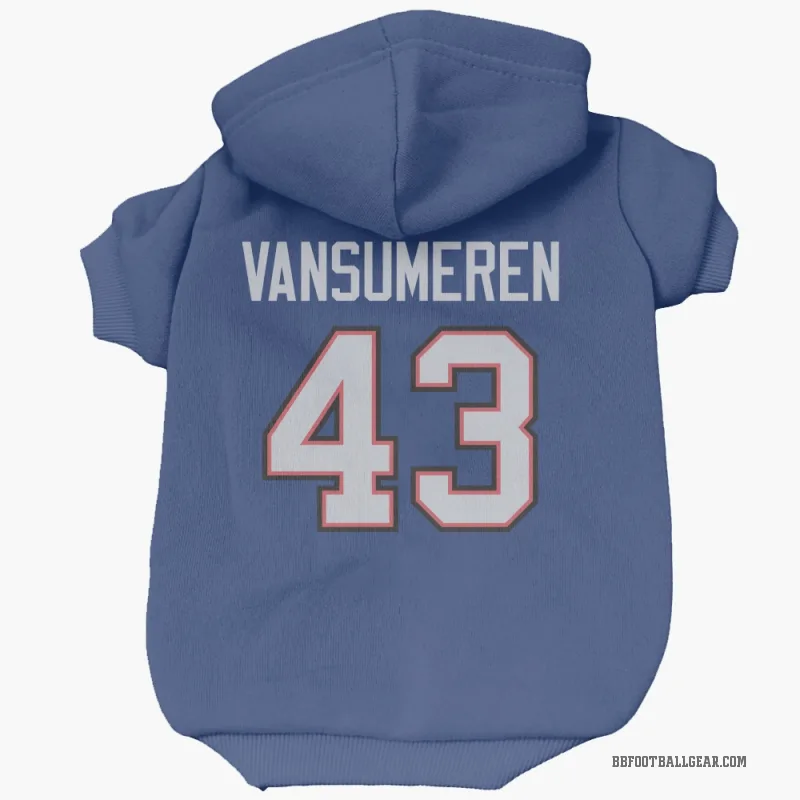 Ben VanSumeren  Royal Buffalo Bills  Cat & Dog Pet Hoodie
