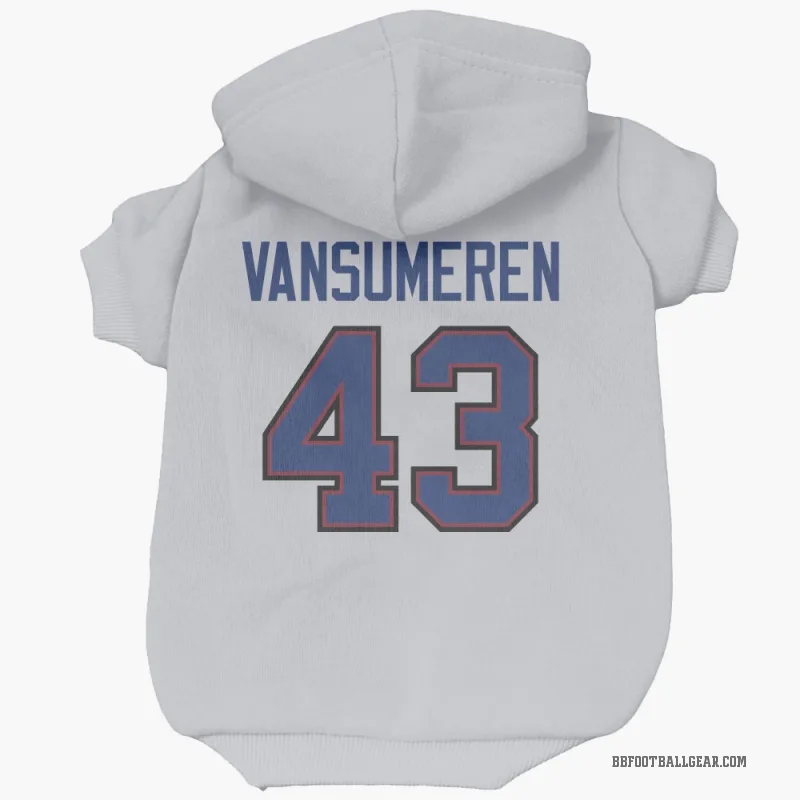 Ben VanSumeren  White Buffalo Bills  Cat & Dog Pet Hoodie