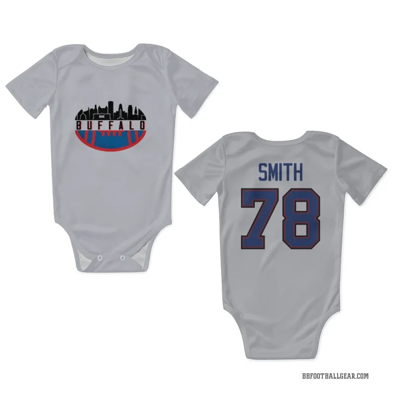 Bruce Smith White Buffalo Bills Newborn & Infant Bodysuit