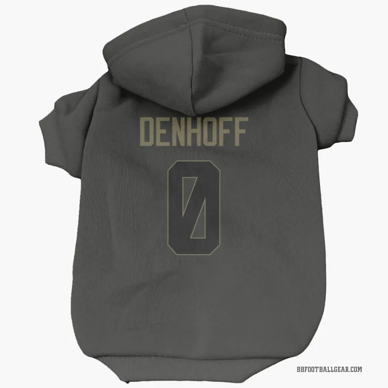 Cade Denhoff  Black Buffalo Bills  Service Cat & Dog Pet Hoodie