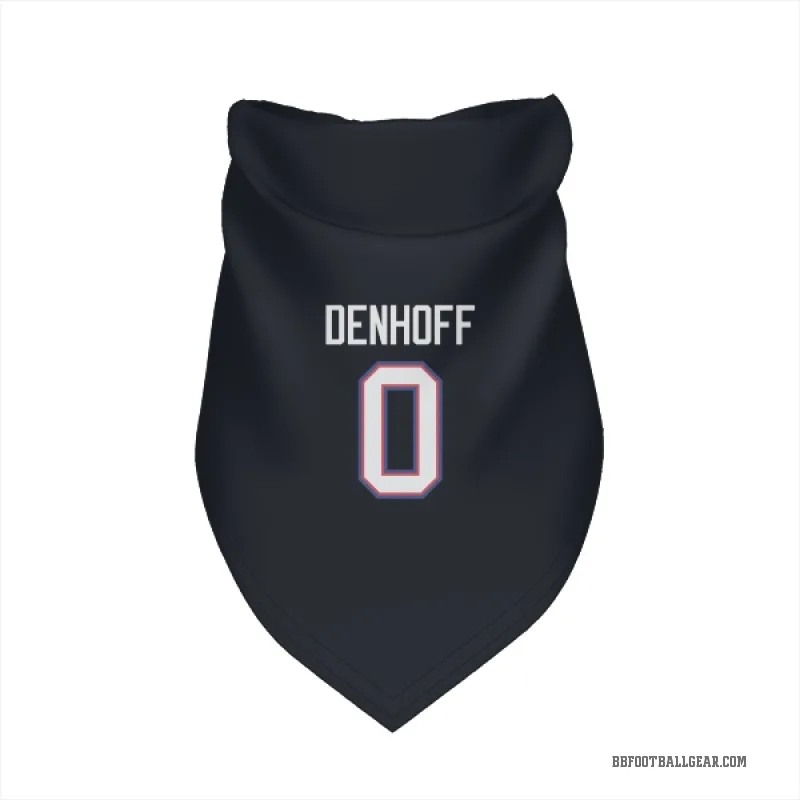 Cade Denhoff  Navy Buffalo Bills  Cat & Dog Pet Bandana