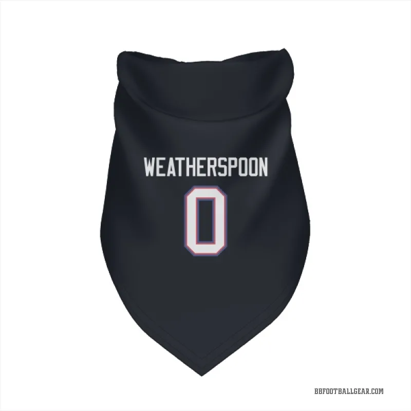 Da'Metrius Weatherspoon  Navy Buffalo Bills  Cat & Dog Pet Bandana