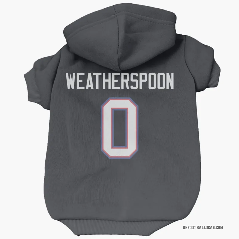 Da'Metrius Weatherspoon  Navy Buffalo Bills  Cat & Dog Pet Hoodie