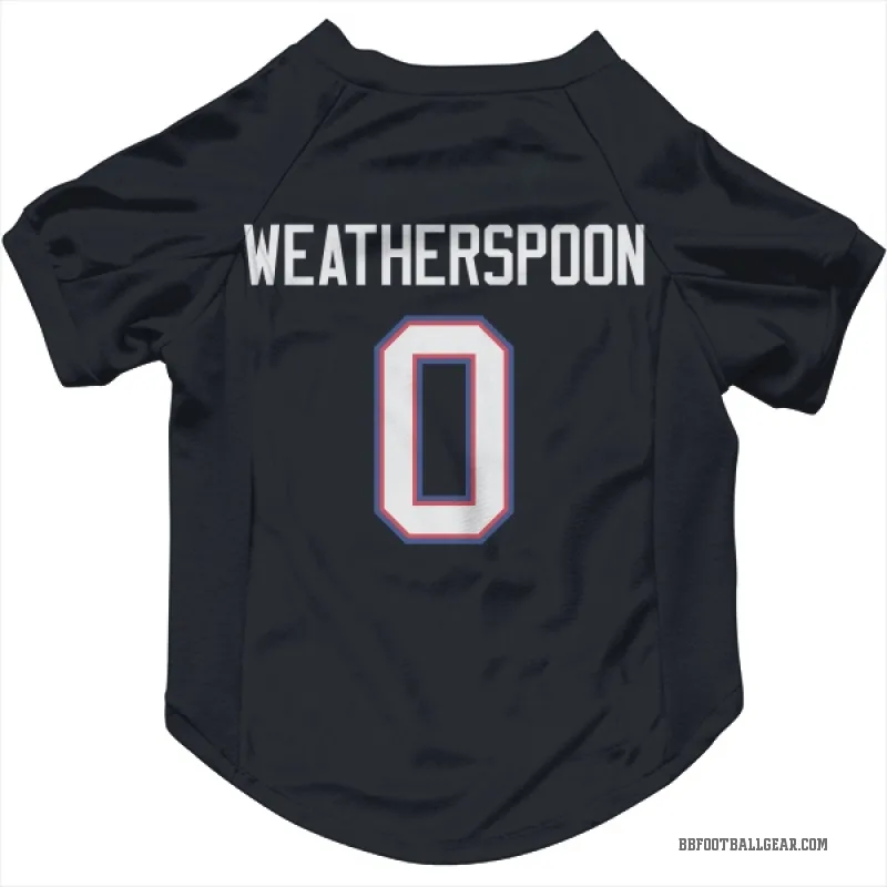 Da'Metrius Weatherspoon  Navy Buffalo Bills  Cat & Dog Pet Jersey