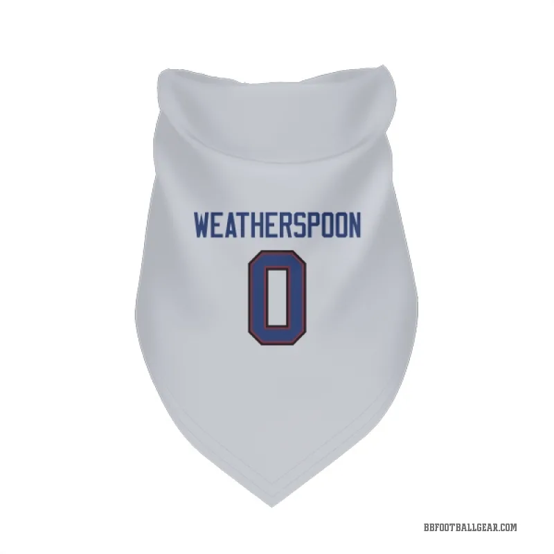 Da'Metrius Weatherspoon  White Buffalo Bills  Cat & Dog Pet Bandana