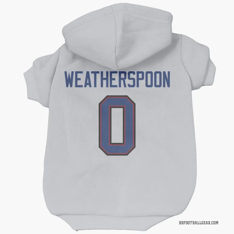 Da'Metrius Weatherspoon  White Buffalo Bills  Cat & Dog Pet Hoodie