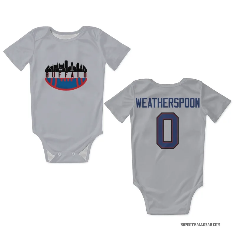 Da'Metrius Weatherspoon  White Buffalo Bills  Newborn & Infant Bodysuit