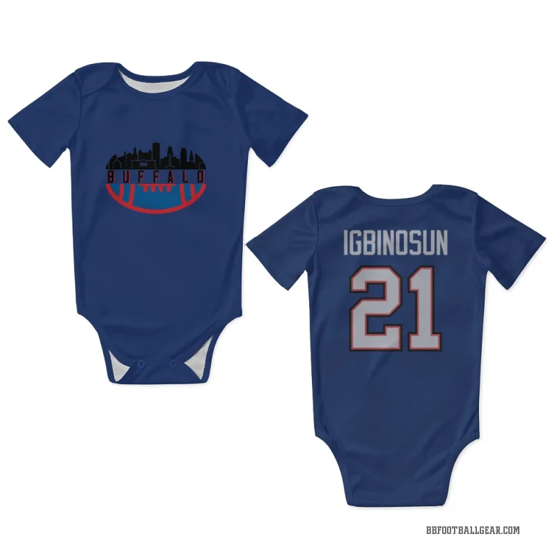 Davison Igbinosun  Royal Buffalo Bills  Newborn & Infant Bodysuit