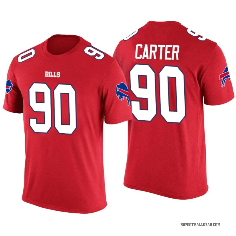 DeWayne Carter Youth Red Buffalo Bills Color Rush T-Shirt