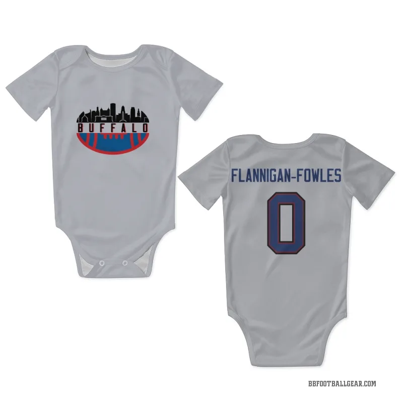 Demetrius Flannigan-Fowles  White Buffalo Bills  Newborn & Infant Bodysuit