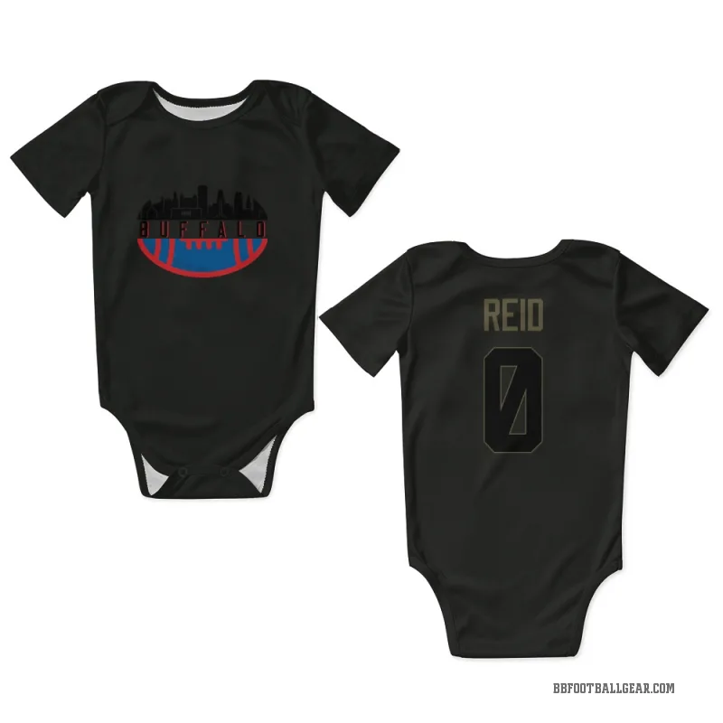 Desmond Reid  Black Buffalo Bills  Service Newborn & Infant Bodysuit