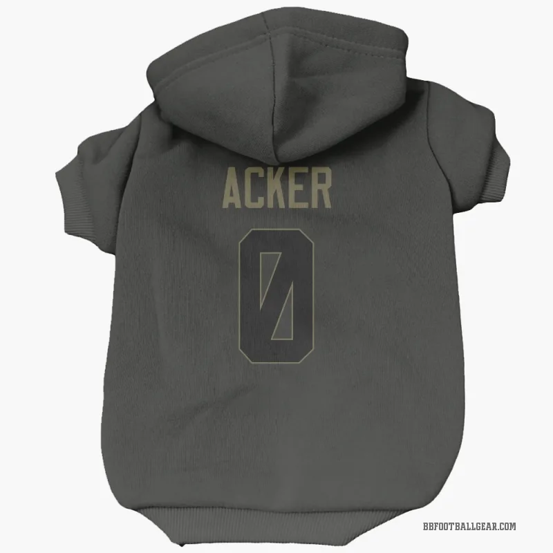 Jackson Acker  Black Buffalo Bills  Service Cat & Dog Pet Hoodie
