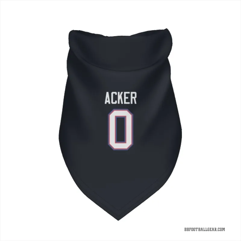 Jackson Acker  Navy Buffalo Bills  Cat & Dog Pet Bandana