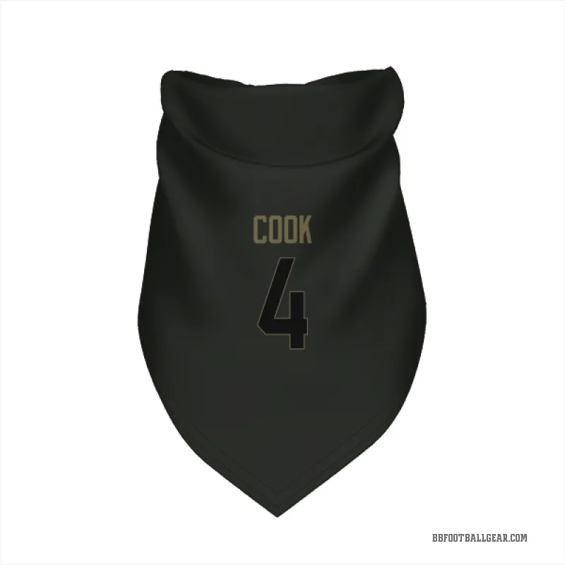 James Cook Black Buffalo Bills Service Cat & Dog Pet Bandana