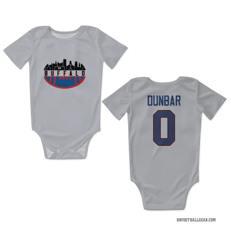 Jordan Dunbar  White Buffalo Bills  Newborn & Infant Bodysuit