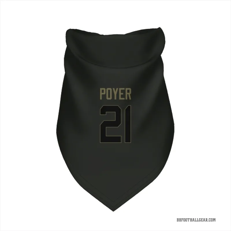 Jordan Poyer Black Buffalo Bills Service Cat & Dog Pet Bandana