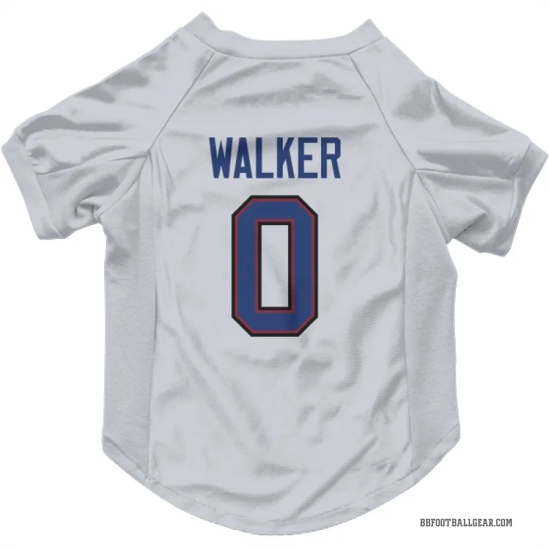 Kani Walker  White Buffalo Bills  Cat & Dog Pet Jersey