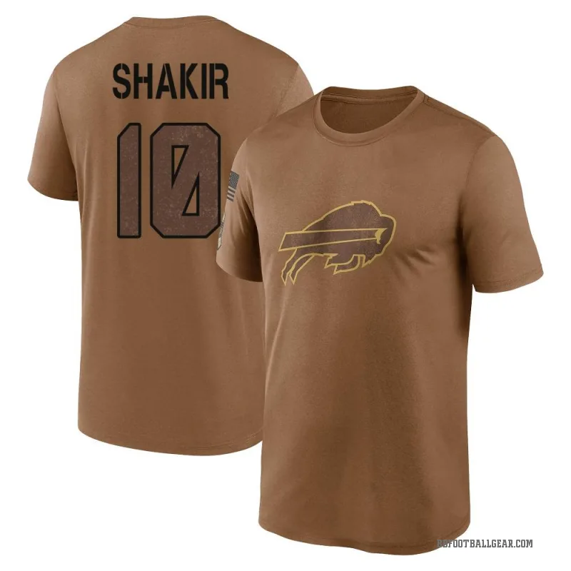 Khalil Shakir Youth Brown Buffalo Bills 2023 Salute To Service Performance T-Shirt
