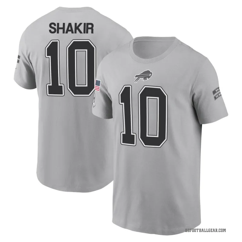 Khalil Shakir Youth Gray Buffalo Bills 2024 Salute to Service T-Shirt