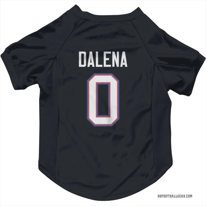 Mac Dalena Navy Buffalo Bills Cat & Dog Pet Jersey