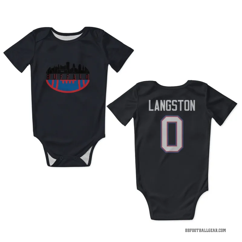 Mark Langston  Navy Buffalo Bills  Newborn & Infant Bodysuit