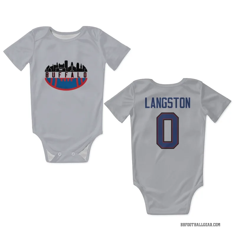 Mark Langston  White Buffalo Bills  Newborn & Infant Bodysuit