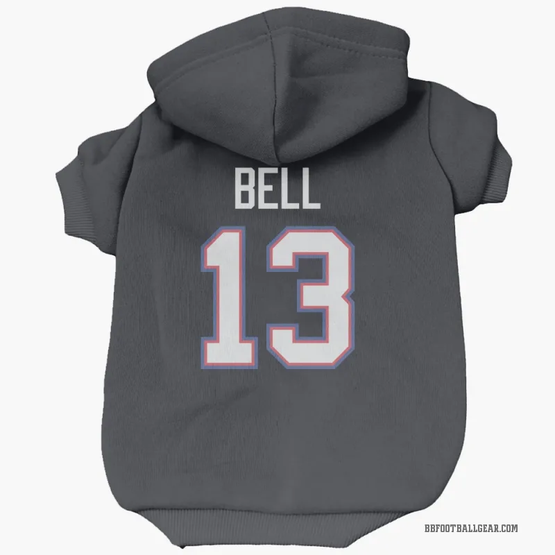Skyler Bell  Navy Buffalo Bills  Cat & Dog Pet Hoodie