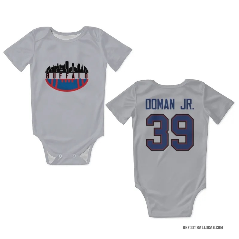 Tommy Doman Jr.  White Buffalo Bills  Newborn & Infant Bodysuit