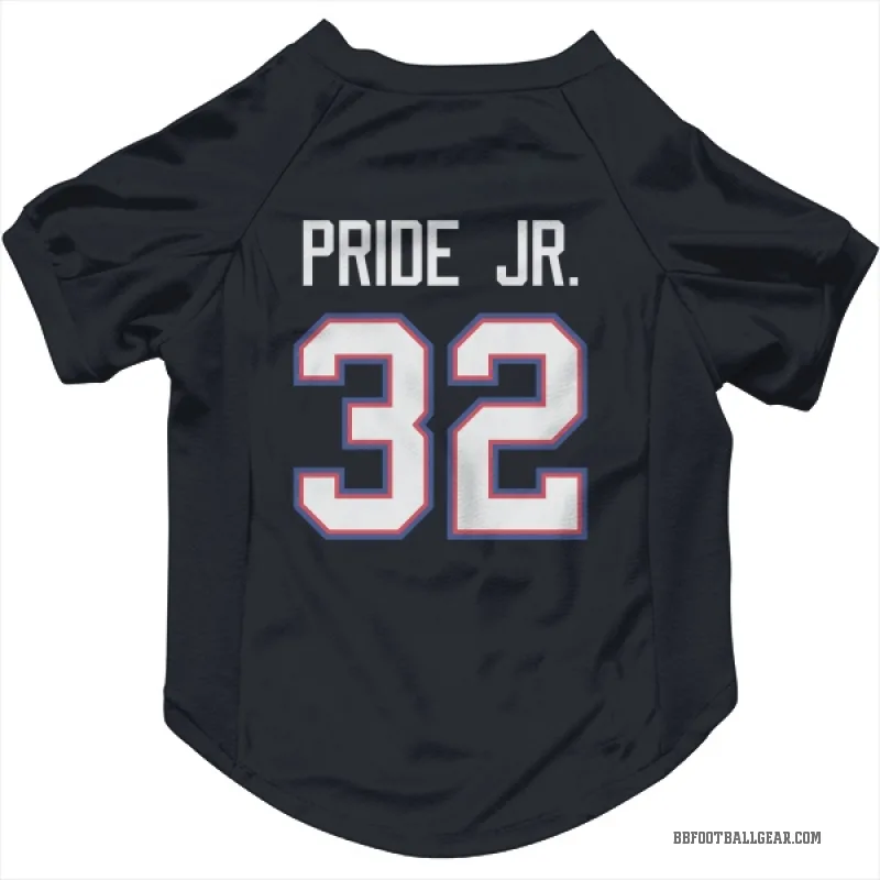 Toriano Pride Jr.  Navy Buffalo Bills  Cat & Dog Pet Jersey