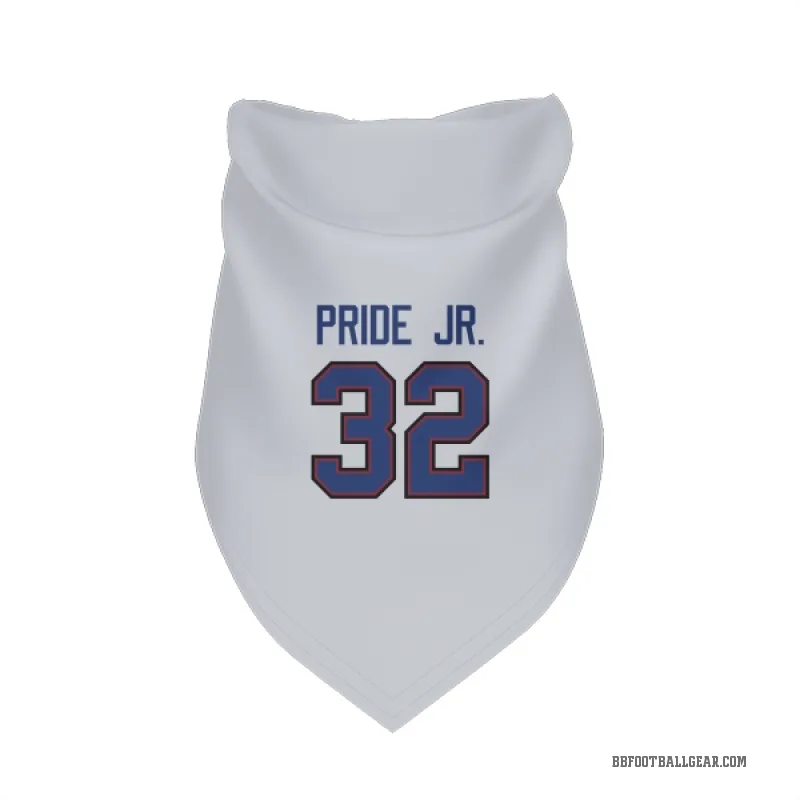 Toriano Pride Jr.  White Buffalo Bills  Cat & Dog Pet Bandana