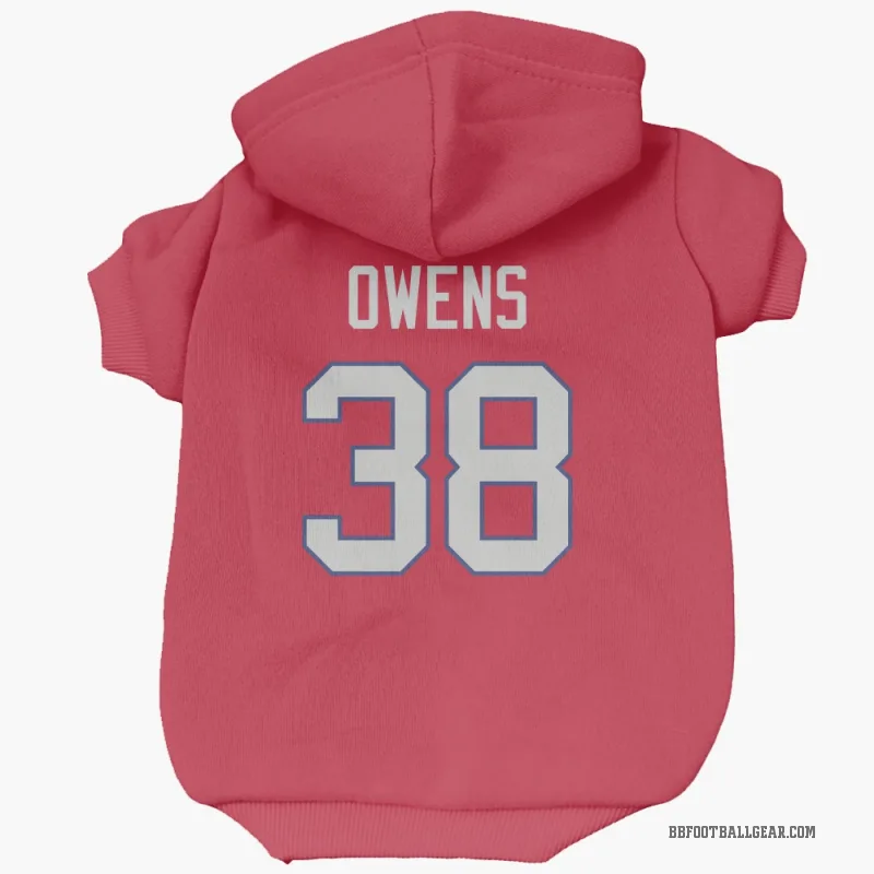 Wande Owens  Red Buffalo Bills  Cat & Dog Pet Hoodie