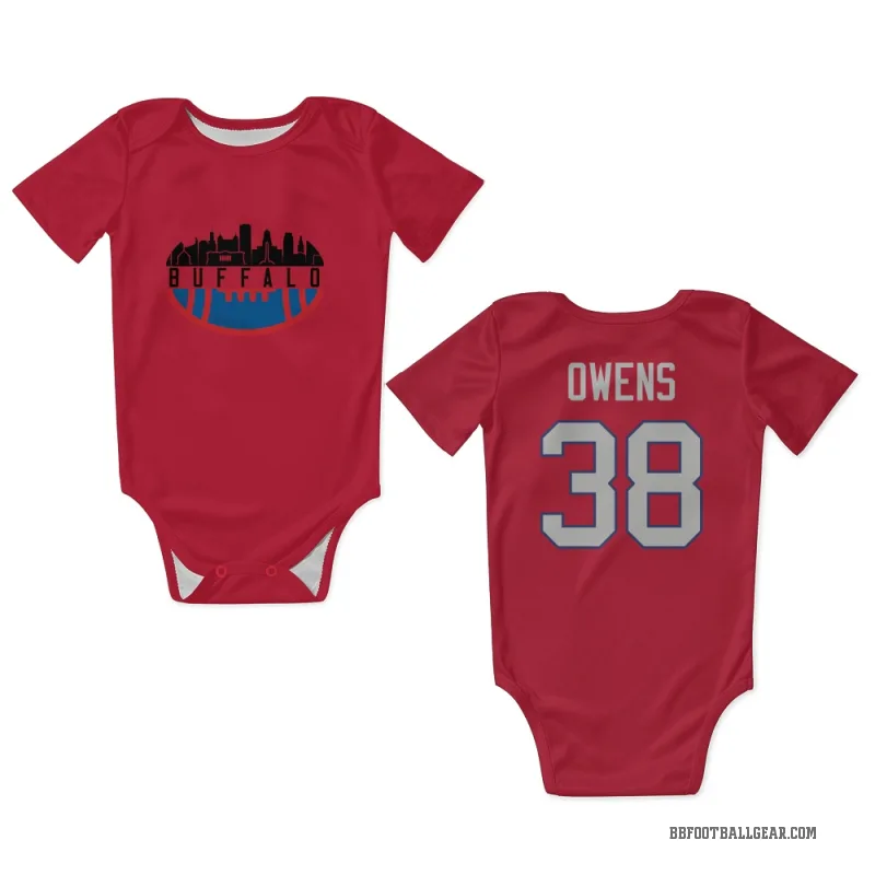 Wande Owens  Red Buffalo Bills  Newborn & Infant Bodysuit