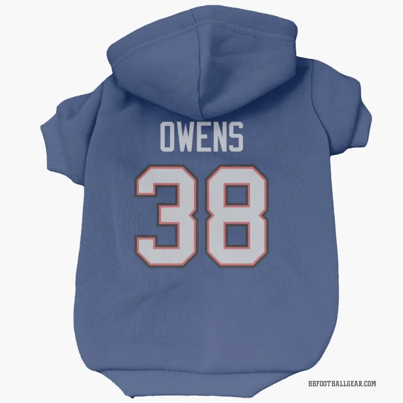 Wande Owens  Royal Buffalo Bills  Cat & Dog Pet Hoodie