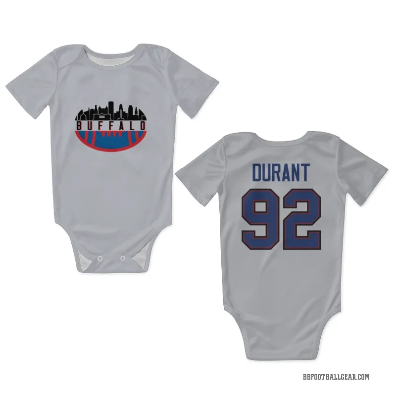 Zane Durant  White Buffalo Bills  Newborn & Infant Bodysuit